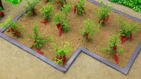 Diy mini tractor making agriculture cultivator for Chilli Farming | pough machine @sanocreator
