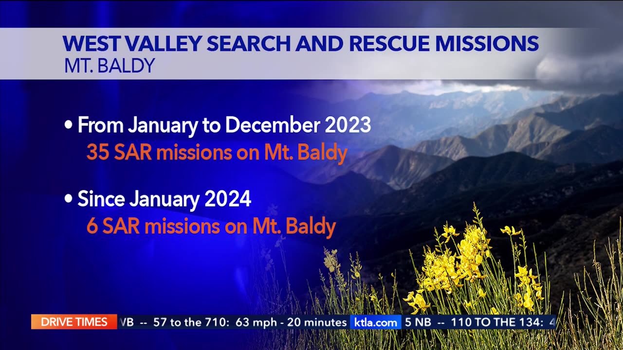 Group of hikers airlifted off Mt. Baldy