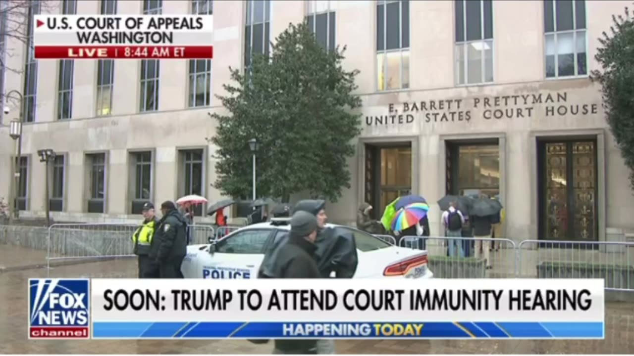 45 on his way to DC court
