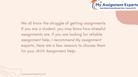 WHY YOU SHOULD CHOOSE MY ASSIGNMENT EXPERTS FOR ANY ASSIGNMENT HELP