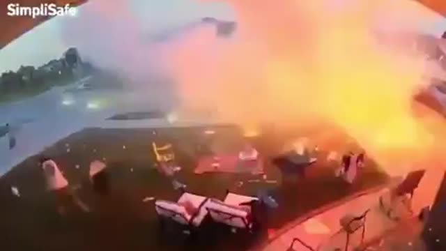 Fireworks accident