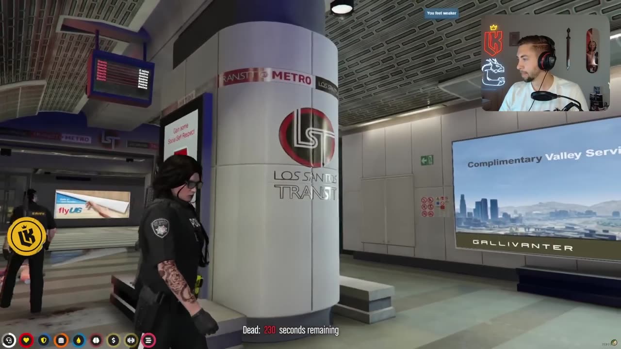 LUCK left VAGOS(GTA V RP) HTRP 3.0 ESB VS AOD (YE TO LO