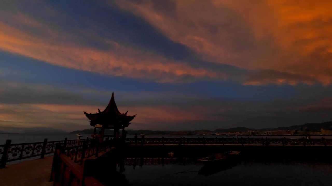 Always love the evening sunset in Dali