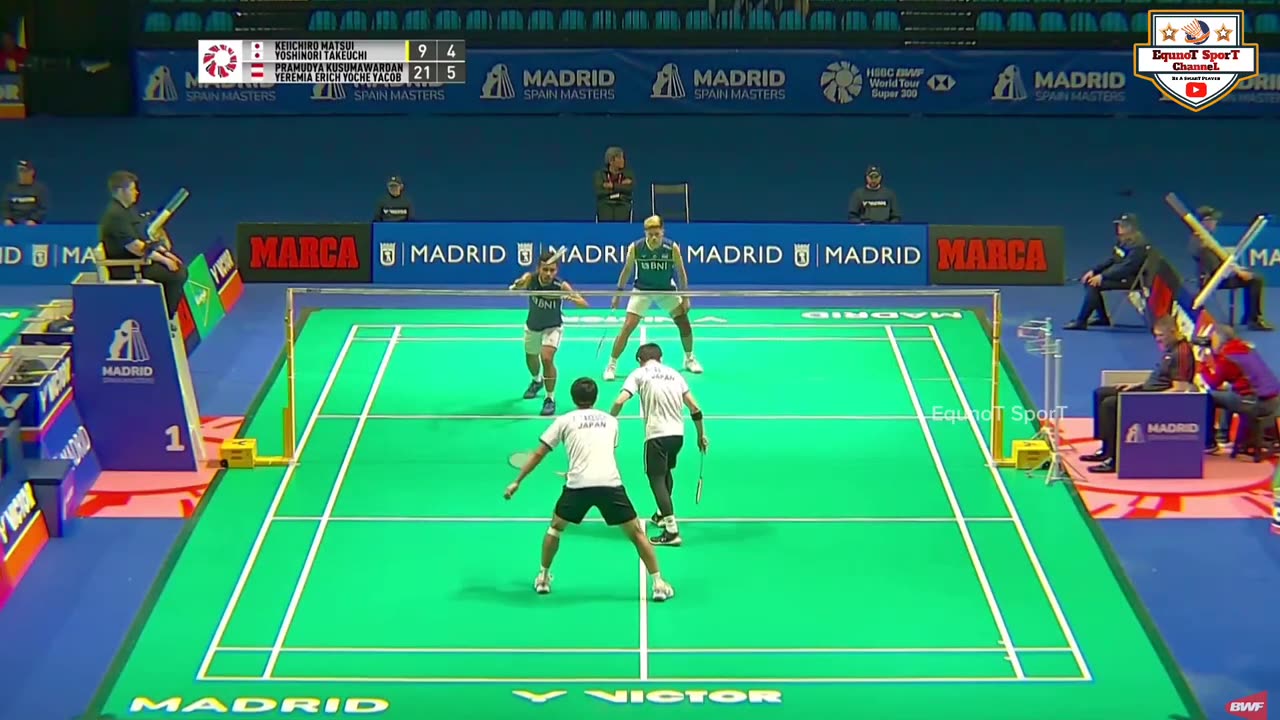 highlights - matsui/takeuchi vs pramudya/rambitan - spain masters 2023