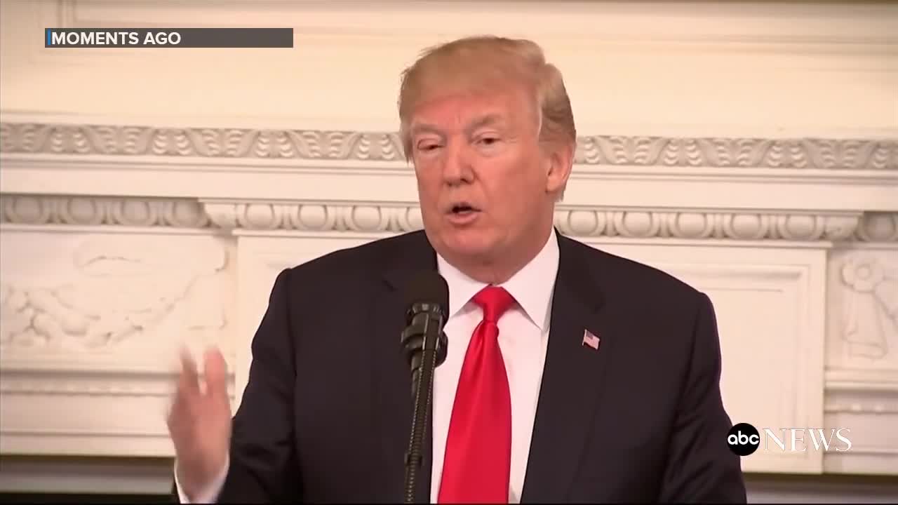 President Donald Trump meets with US governors