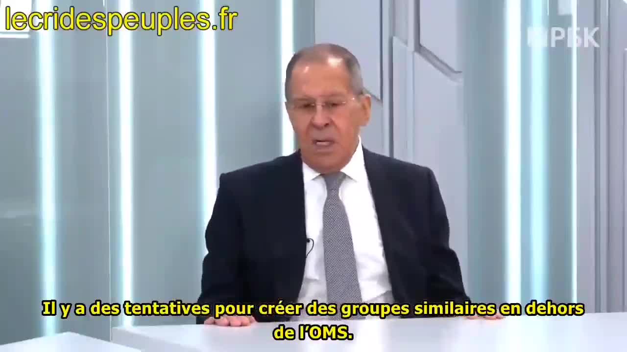 Sergei Lavrov au sujet d'un complot pour réduire la population mondiale