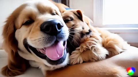 A felicidades dos cães.