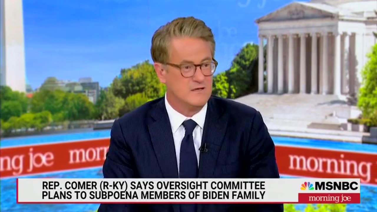 Joe Scarborough thinks President Trump prosecuted Hillary Clinton & Joe Biden.