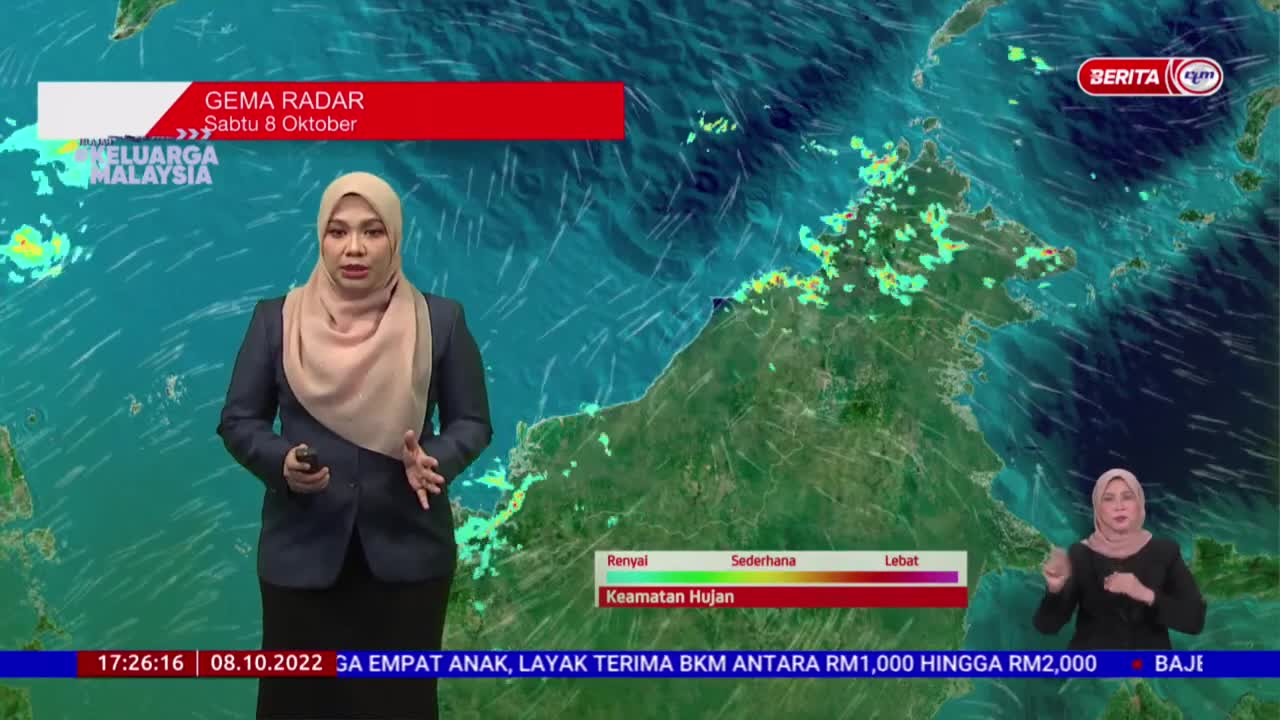 8 OKT 2022 -BERITA WILAYAH-MET MALAYSIA LAPORAN CUACA