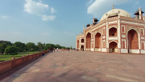 Humayun tomb view