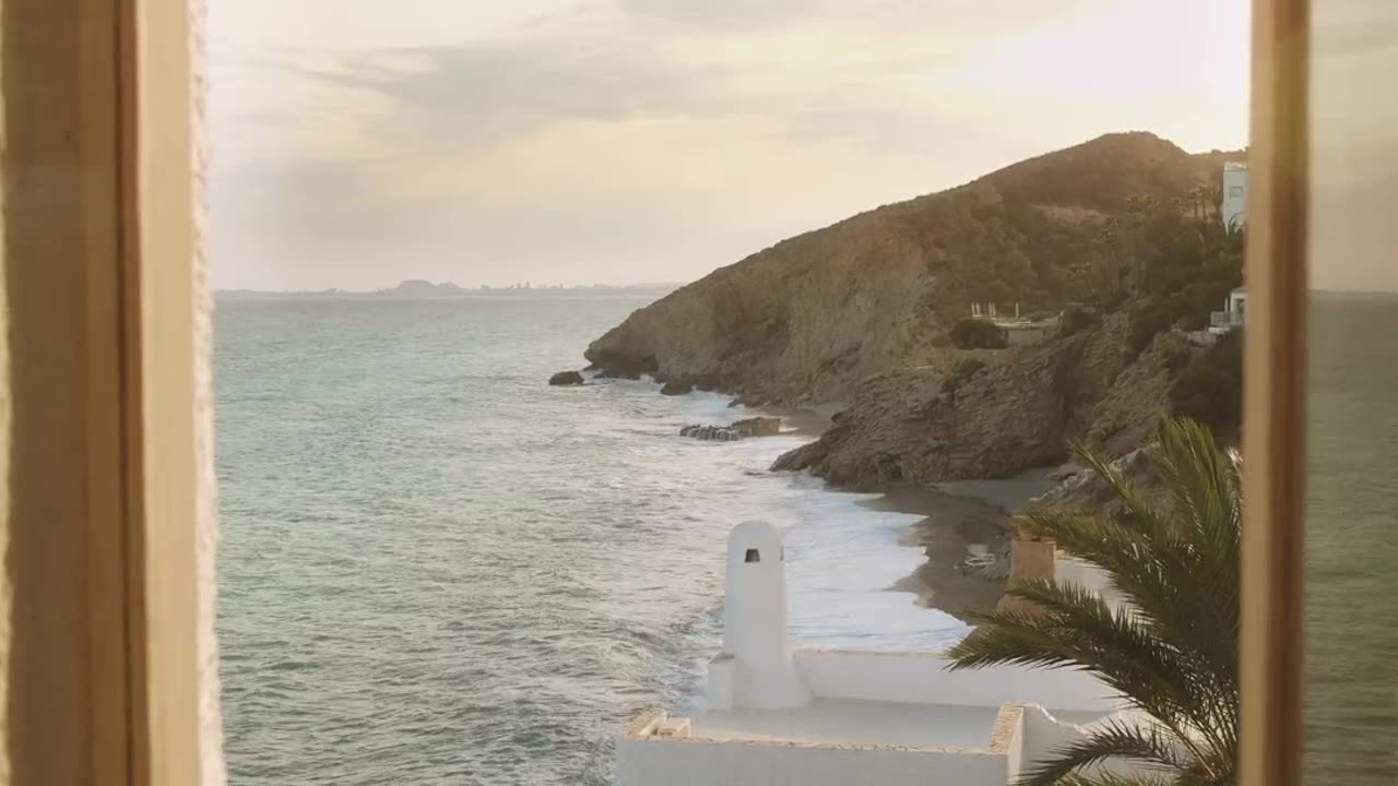 Mediterranean Magic: Dreamy Scenery Through the Window