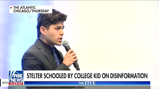 CNN's Stelter schooled by college kid