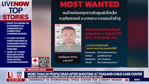 Thailand mass shooting: Over 30 dead after disgraced cop opens fire at day care center