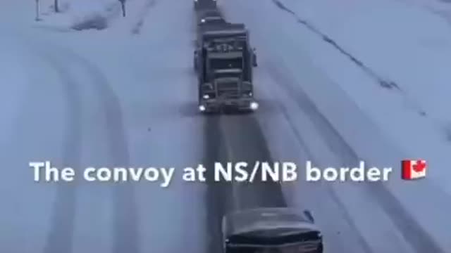 USA, Truckers crossing the boarder into Canada