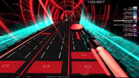 Audiosurf 2 "Radioactive", by Imagine Dragons