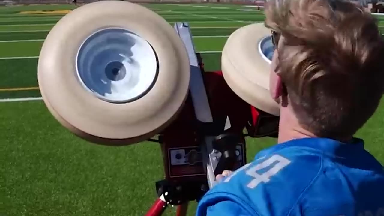 We filled NFL football with Helium. Watch to see what happens!