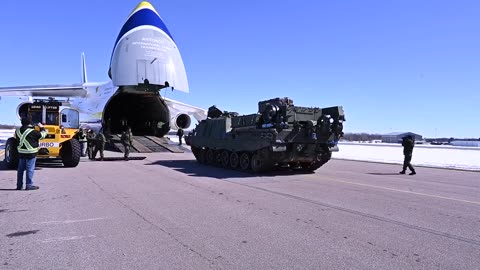 Canada Sends Massive Heavy Combat/Construction Vehicle