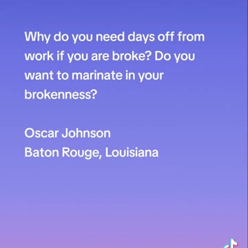 Oscar Johnson sayings part 9