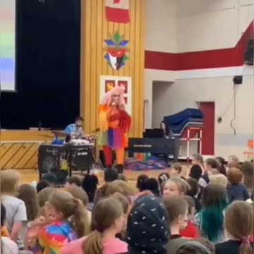 DRAG #PRIDE Infiltrated Canadian "education" for elementary aged children! - Canada Day And Veterans Day Doesn't Even Get This Kind Of Hype!