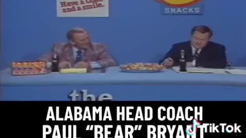 Coach Bear Bryant 1980