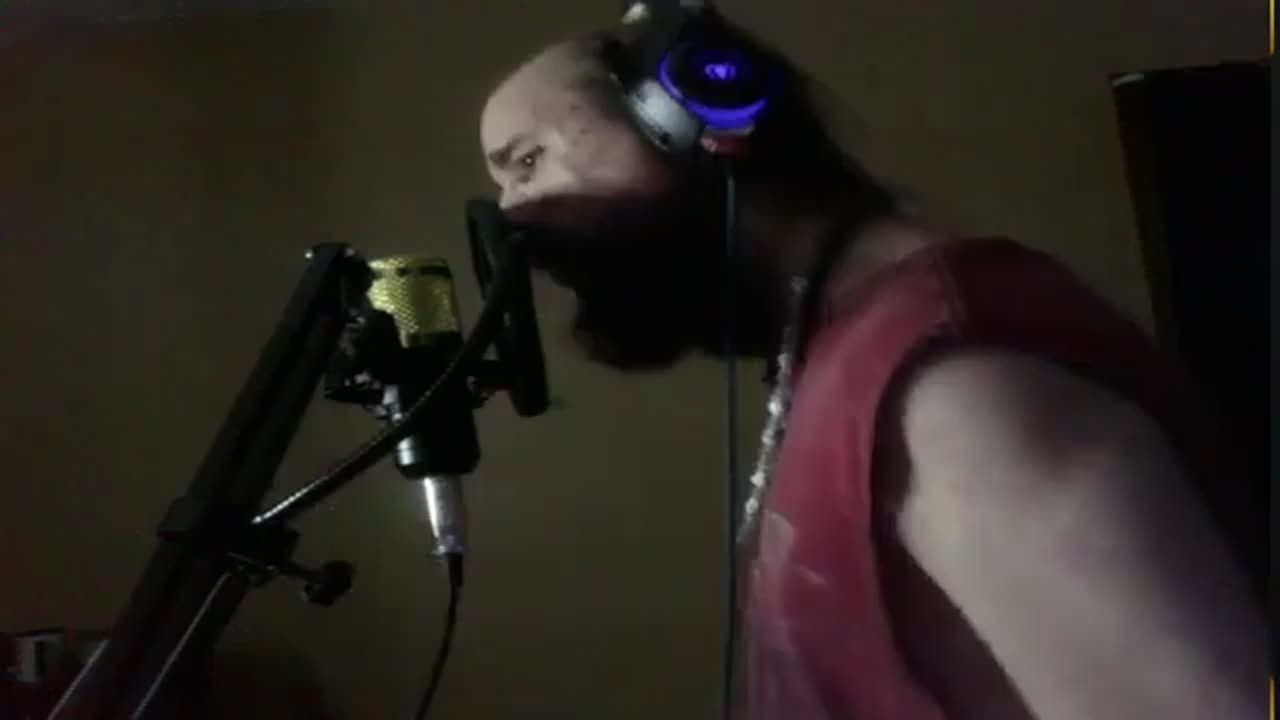 Cyraxx aka Shadowblade YouTube 12-29-23 Bring the Rain Vocal cover using new condenser mic