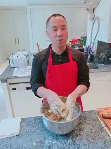 20180922文贵先生视频²：周末为家人做鱼肉丸