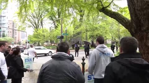 Antifa attacks Republicans - April 30th, 2022