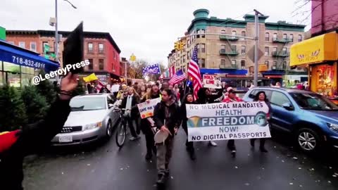 NYC Marching Against Jab Mandates