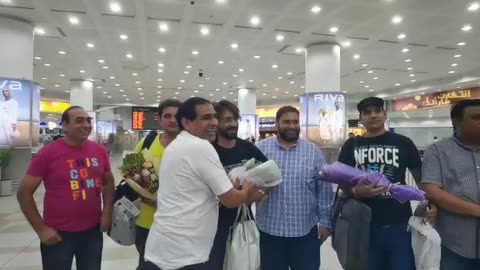 Welcome of Ali Sher bahi and Team