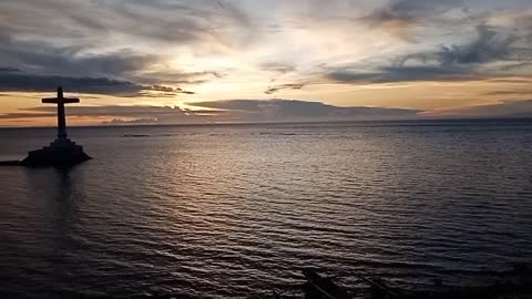 beautiful Sunset Sunken Cemetery- Camiguin Island