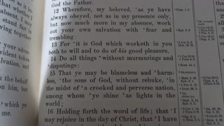 Work out your salvation...