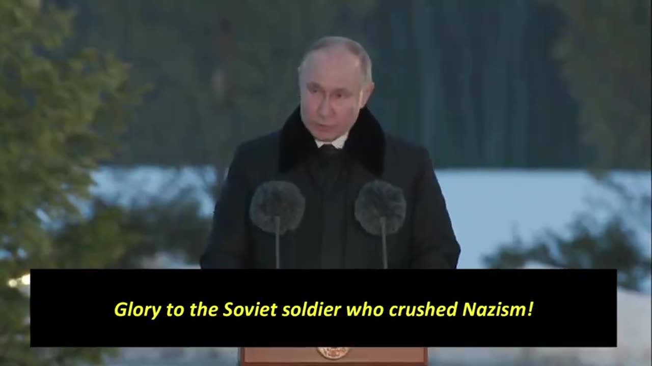 Putin: We will do everything to stop and completely eradicate Nazism