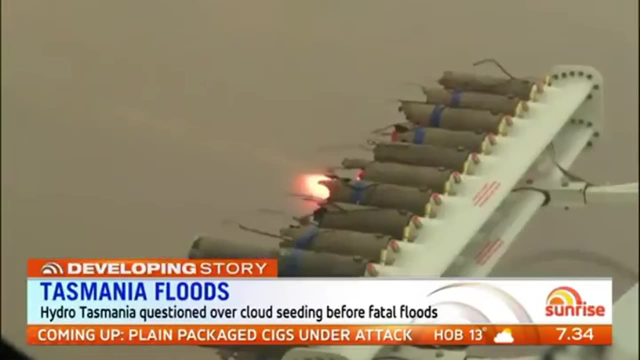 Tasmanian Government Conducted a Cloud-Seeding Operation the Day Before a 1-in-50-year Flood Occured