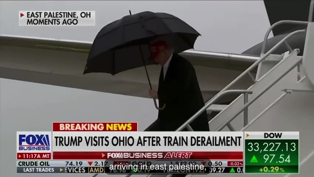 Trump has arrived