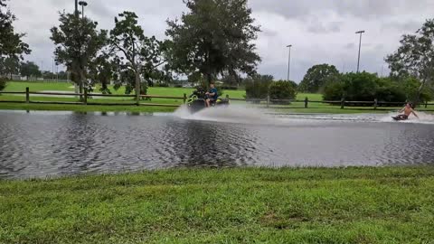 Riding in the Swales After Hurricane Ian