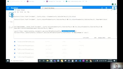 PowerApps Cascading Dropdowns using distinct filter from SharePoint library