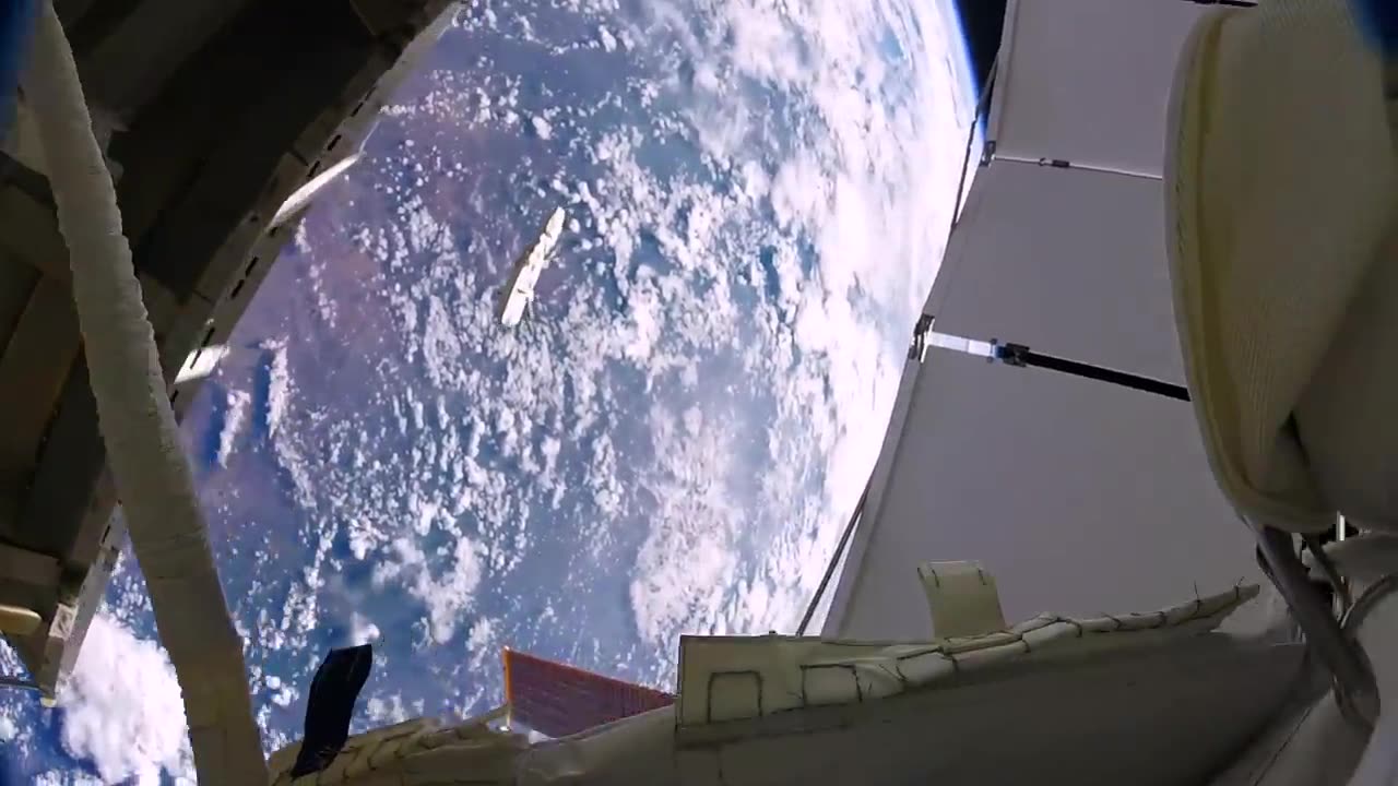 Astronauts accidentally lose a shield in space 😱