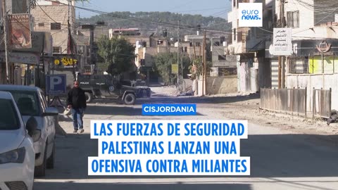 Las fuerzas de seguridad palestinas reprimen a los militantes en Cisjordania