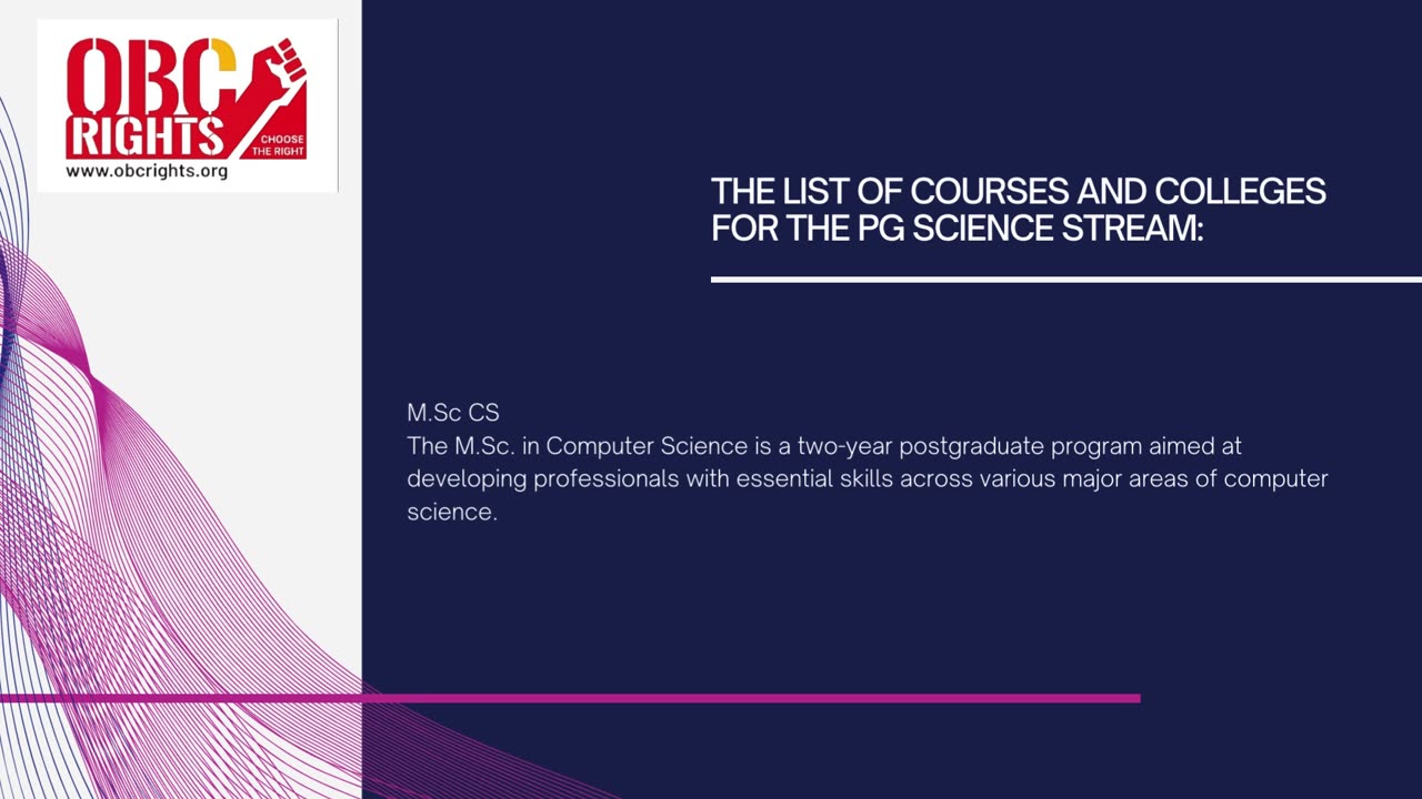 List of preferred M.sc courses and colleges in Tamil Nadu