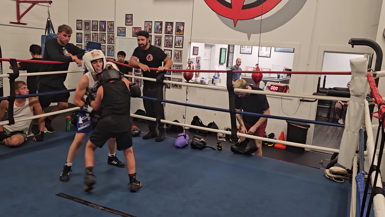 Joey sparring Dominick 4. 8/24/23