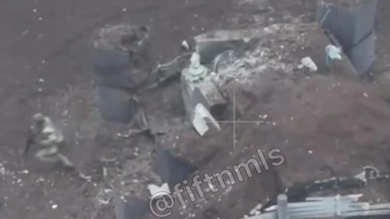 Ukrainians Hiding Inside a Pillbox Refused to Surrender