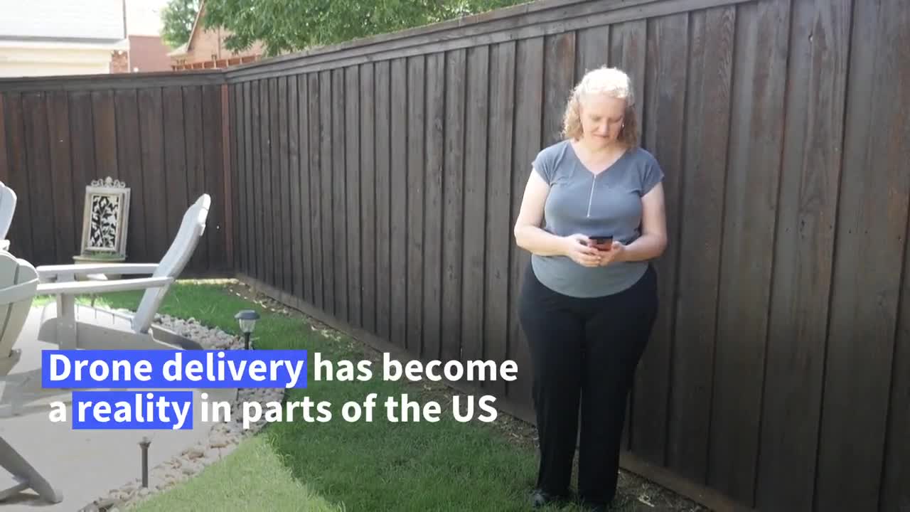 Drone deliveries appear in American skies