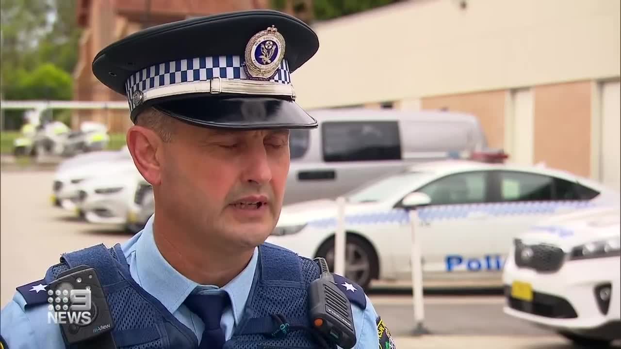 Alleged white supremacist charged with ramming into police car | 9 News Australia