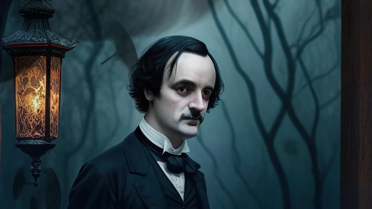 Edgar Allan Poe | Gothic Art | Digital Art | Dark Art | AI Art