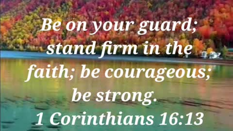 1 Corinthians 16:13