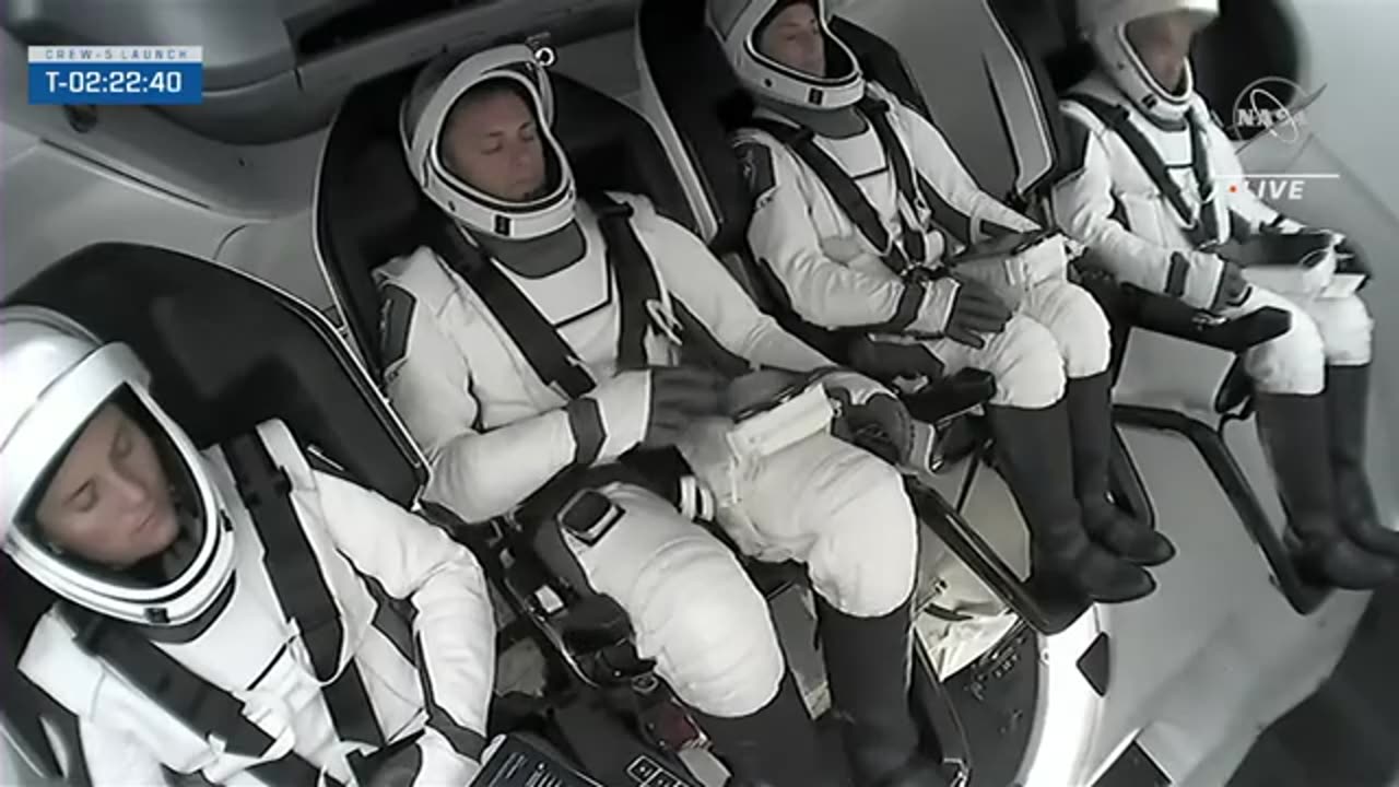 NASA's SpaceX Crew-5 Mission Launches to the Space Station (Official NASA Broadcast)