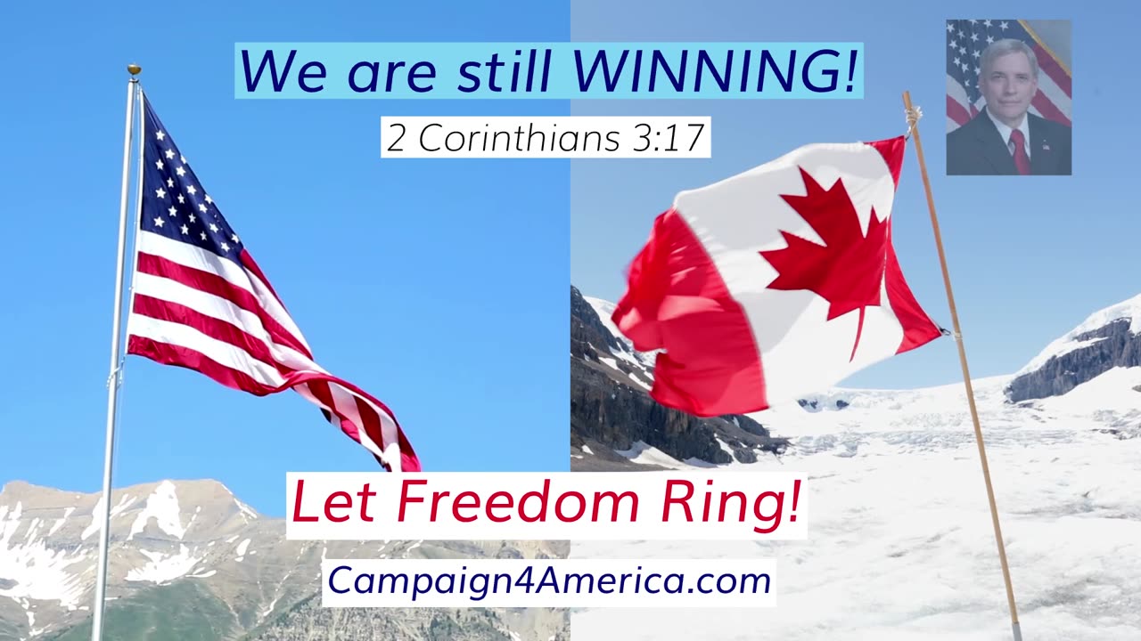 A 30 second message for the citizens of Canada and the USA. Let Freedom Ring!!