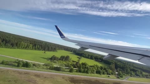 Beautiful Departure out of Stockholm, Sweden on the A320neo