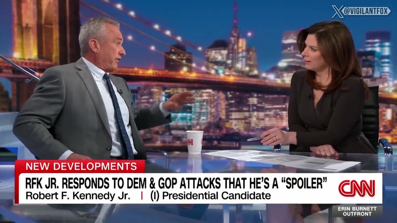 RFK SHOCKS CNN Anchor, Blasts Biden For Being A Threat To Democracy