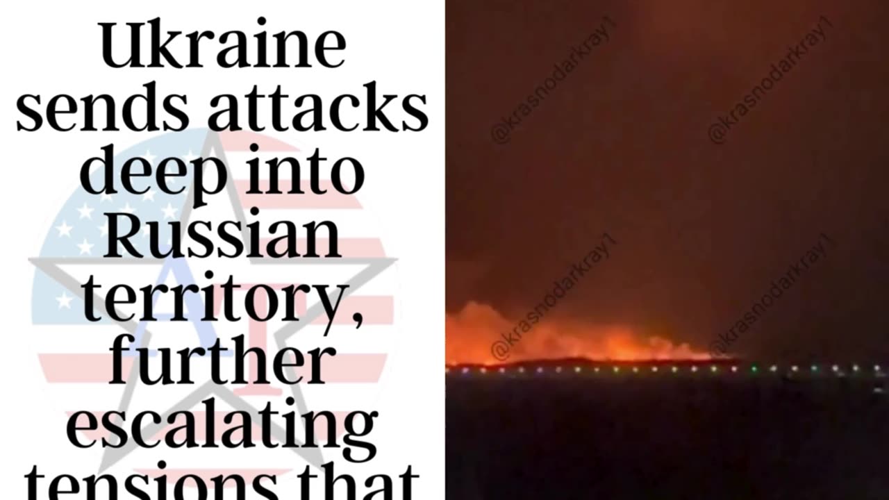 RUSSIA: Ukraine attacks deep inside Russia